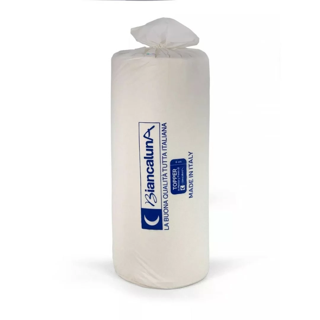 Topper Matrimoniale in Memory Foam Biancaluna...