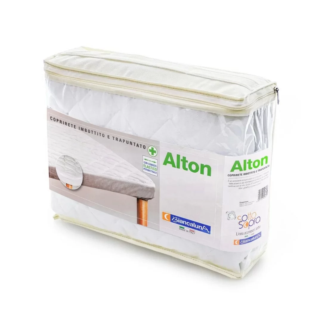 Coprirete Letto Trapuntato Imbottito Biancaluna art. Alton