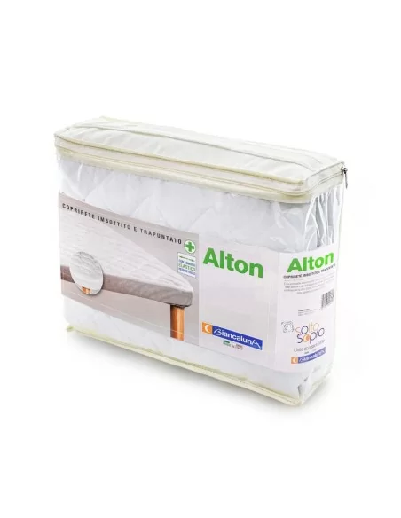 Coprirete Letto Trapuntato Imbottito Biancaluna art. Alton