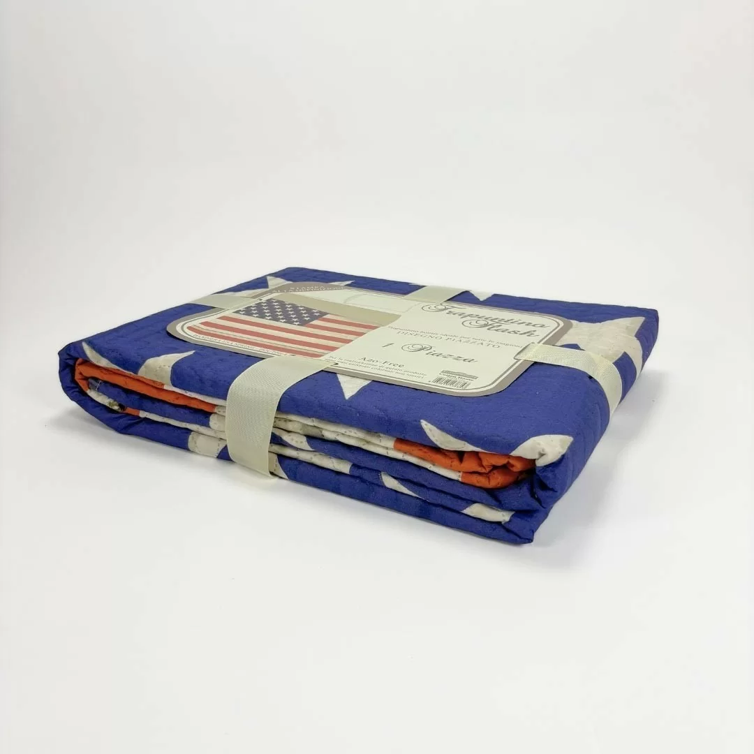 Copriletto Trapuntato Singolo Cotton House art....