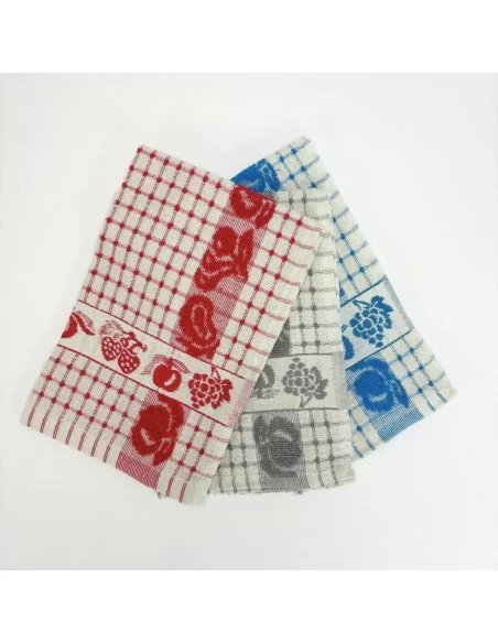 Canovacci Cucina Il Filo art. Kitchen Tris Spugna A Quadri