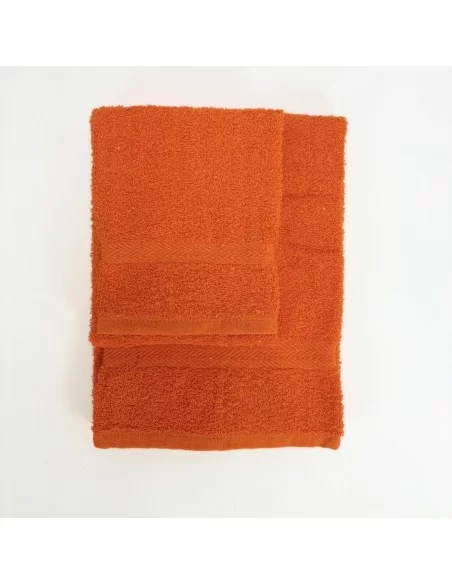 Coppia Asciugamani Spugna Amalfeo Con Greca