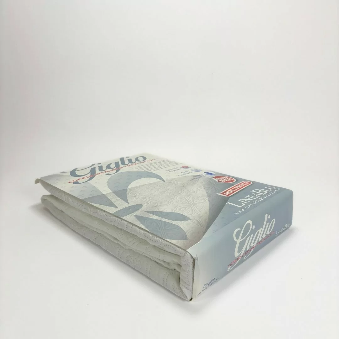 Coprimaterasso Trapuntato Con Angoli LineaBlu...