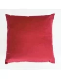 Federa Cuscino 50x50 Khloe Home art. Red Pillow Velluto