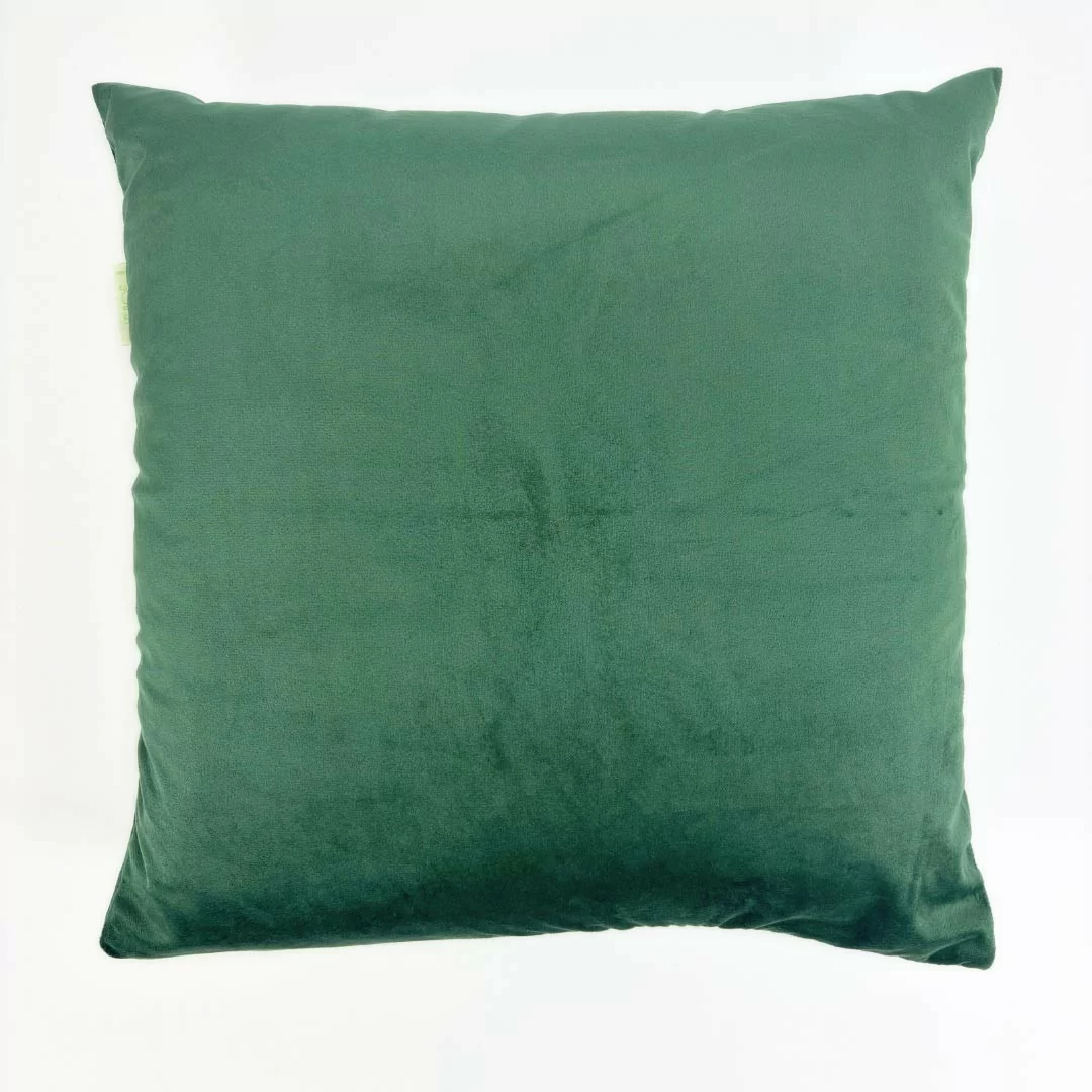 Federa Cuscino 50x50 Khloe Home Green Pillow Velluto
