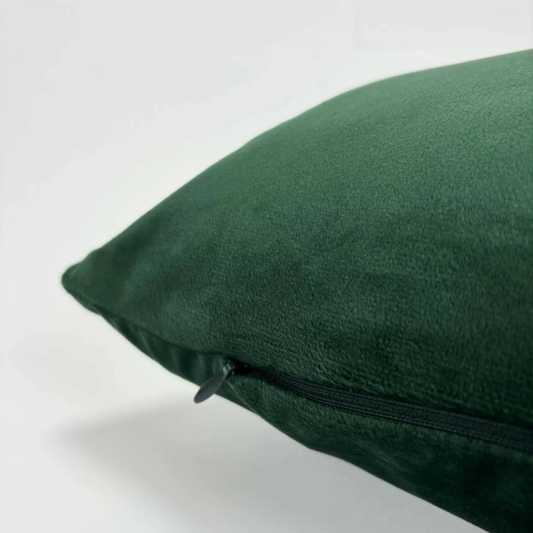Federa Cuscino 50x50 Khloe Home Green Pillow Velluto 2