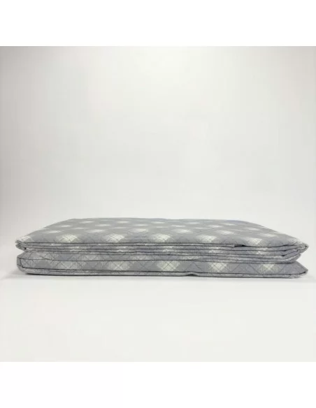 Completo Letto Matrimoniale Flanella Angels art. Favola Grigio