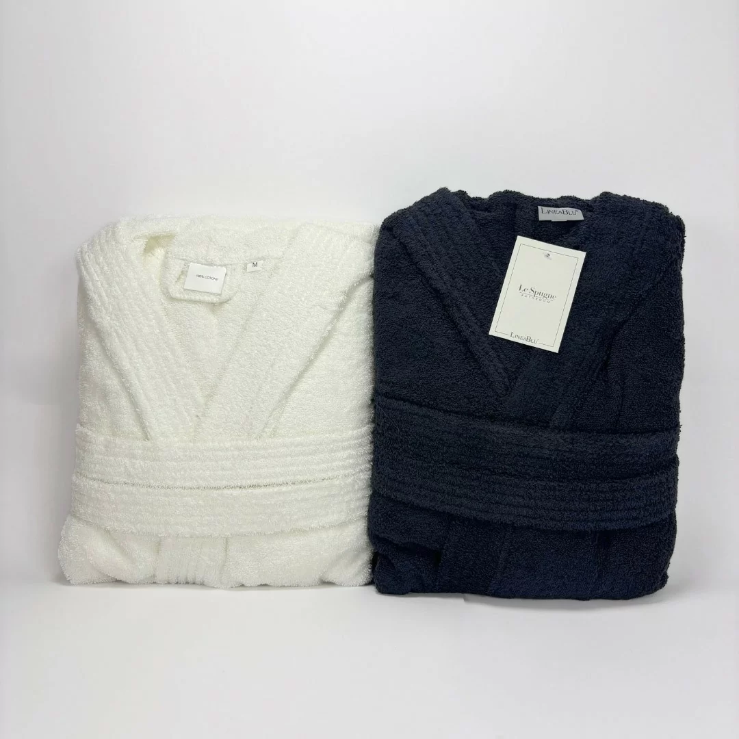 Accappatoio Lui e Lei LineaBlu art. Marte Nero Uomo e... 2