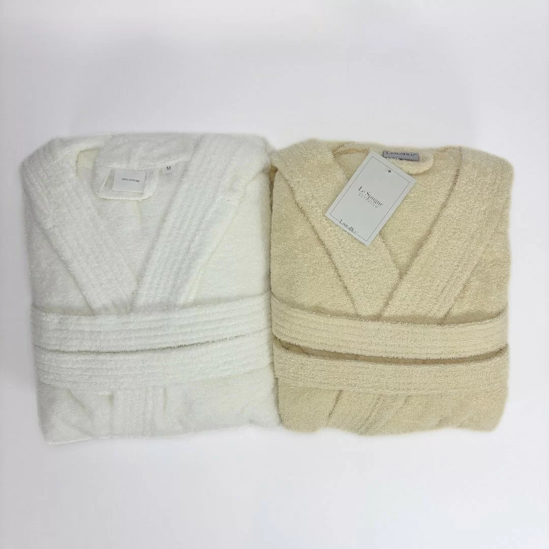 Accappatoio Lui e Lei LineaBlu art. Marte Bianco Uomo e...