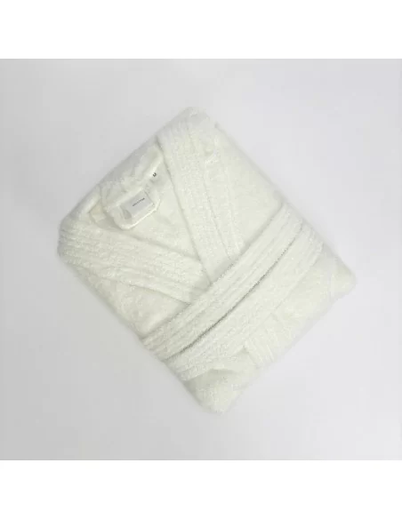 Accappatoio Lui e Lei LineaBlu art. Marte Bianco Uomo e Panna Donna