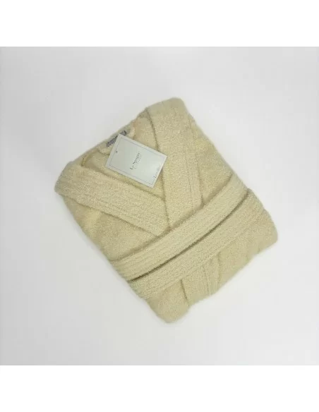 Accappatoio Lui e Lei LineaBlu art. Marte Bianco Uomo e Panna Donna