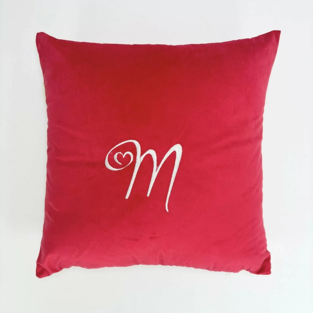 Cuscino Personalizzabile Arredo LineaBlu art. Velvet Rosso