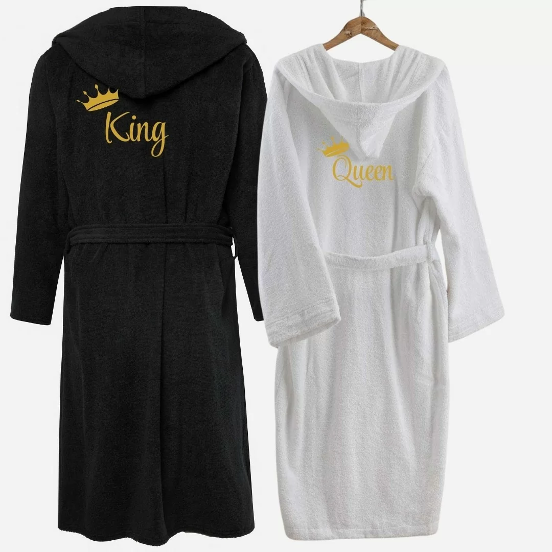 King e Queen Accappatoio Lui e Lei LineaBlu...