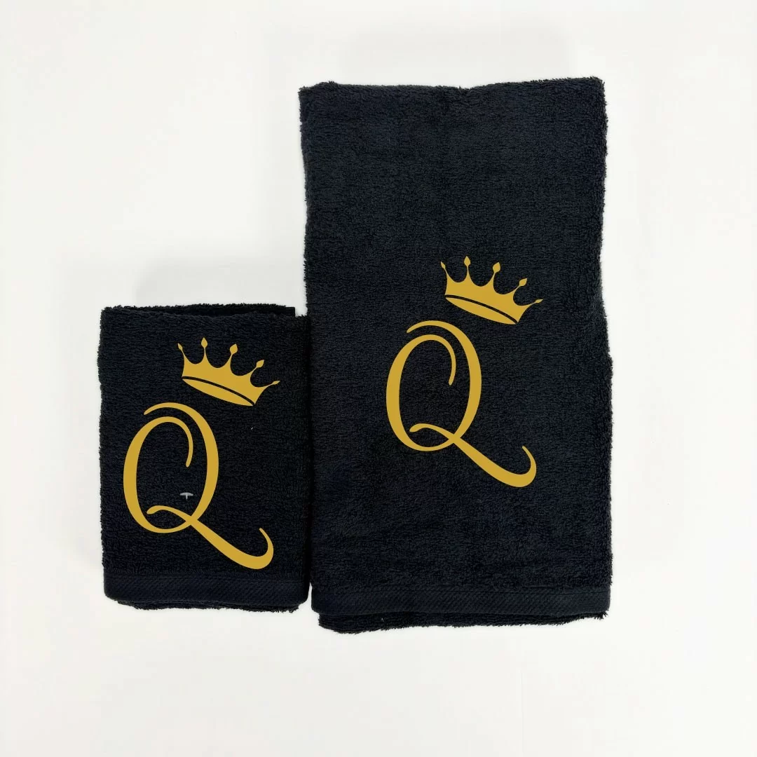 King e Queen Coppia Asciugamani LineaBlu art....