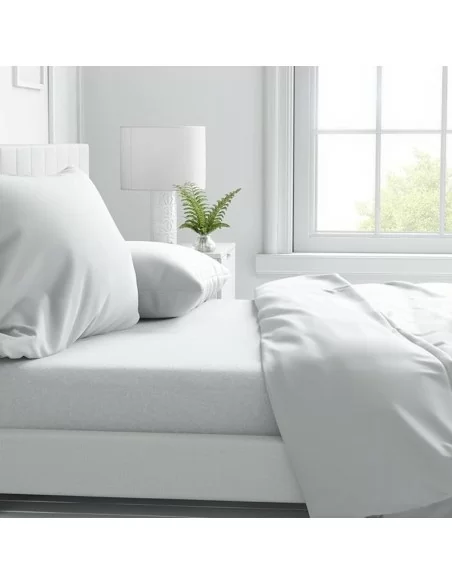 Completo Lenzuola Bianche di Cotone