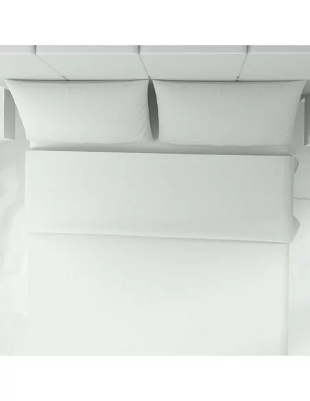 Completo Lenzuola Bianche di Cotone