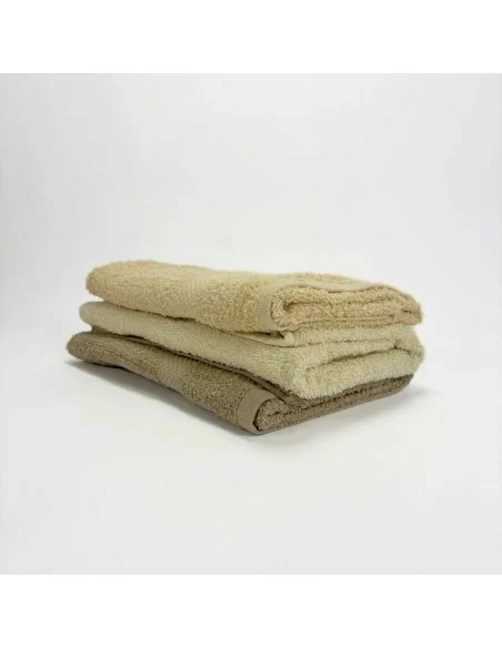 Set 3+3 Marta Marzotto in spugna 550gr/mq 100% cotone art. Gaia Tortora, Sabbia e Panna