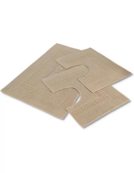 Tris Tappeti Bagno Onda Blu Torino in spugna