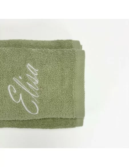 Coppia Asciugamani Personalizzati LineaBlu art. Marte Spugna 420gr/mq