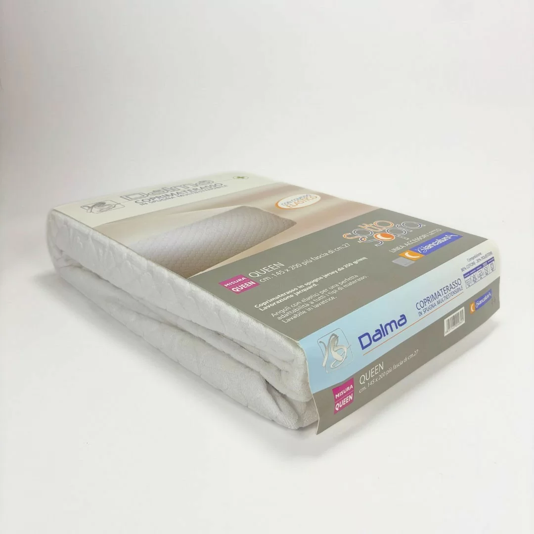 Coprimaterasso Spugna Biancaluna art. Dalma Con Elastico