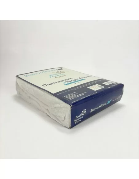 Coprimaterasso Angoli Elastici BlancoRaya art. Basic Flower