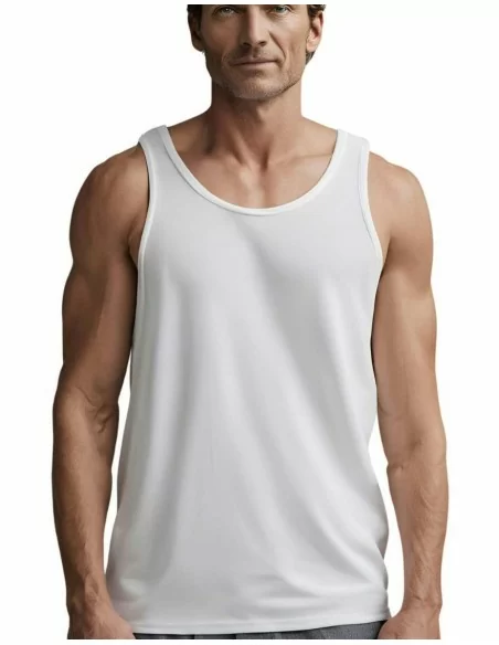 Canotta Uomo Leable art. 1417 Spalla Larga Bipack