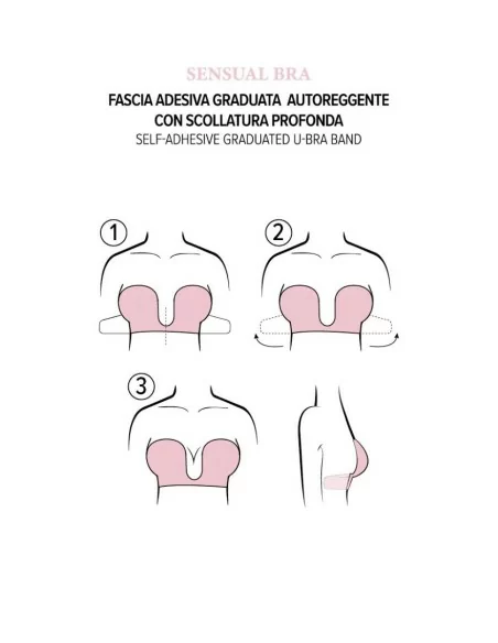 Reggiseno Adesivo Love and Bra art. Sensual Bra Con Ferretto