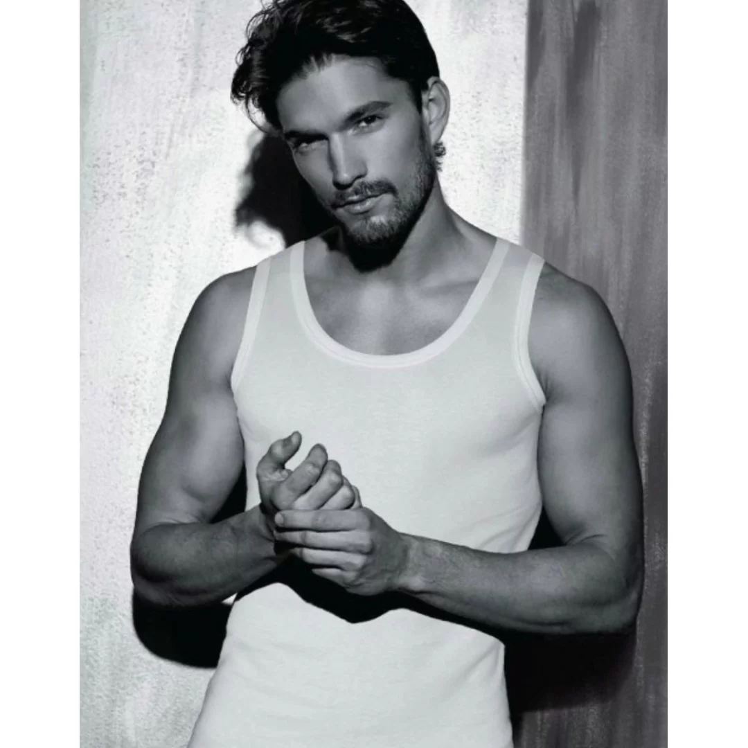 Canotta Uomo Enrico Coveri art. ET1202 Spalla Larga set 3...