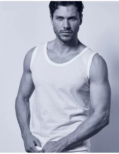 Canotta Uomo Navigare art. 511 Spalla Larga set 3 pezzi