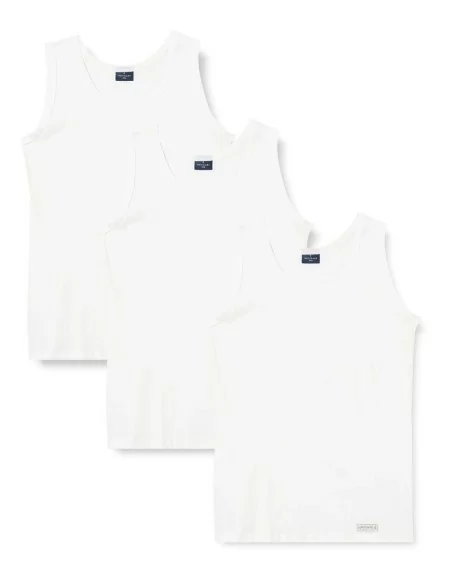 Canotta Uomo Navigare art. 511 Spalla Larga set 3 pezzi