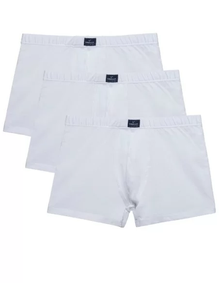 Boxer Uomo Cotone Snelly art. U100E Elasticizzato set 3 pezzi