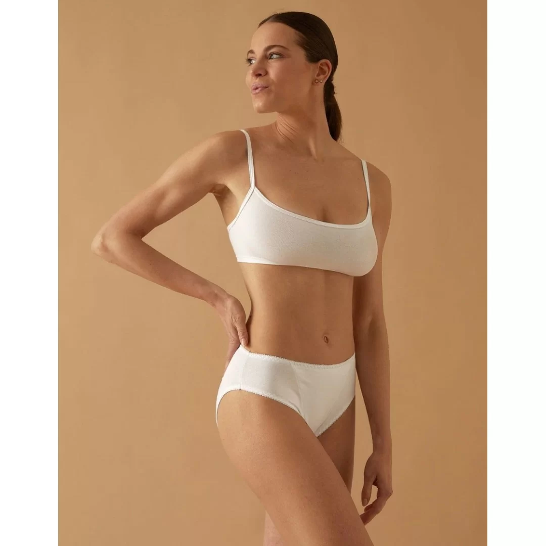 Slip Donna in Cotone Jadea art. 1024 Contenitivo set 3 pezzi