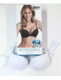 Reggiseno Super Push Up 2 Taglie Love and Bra art. Incredibile