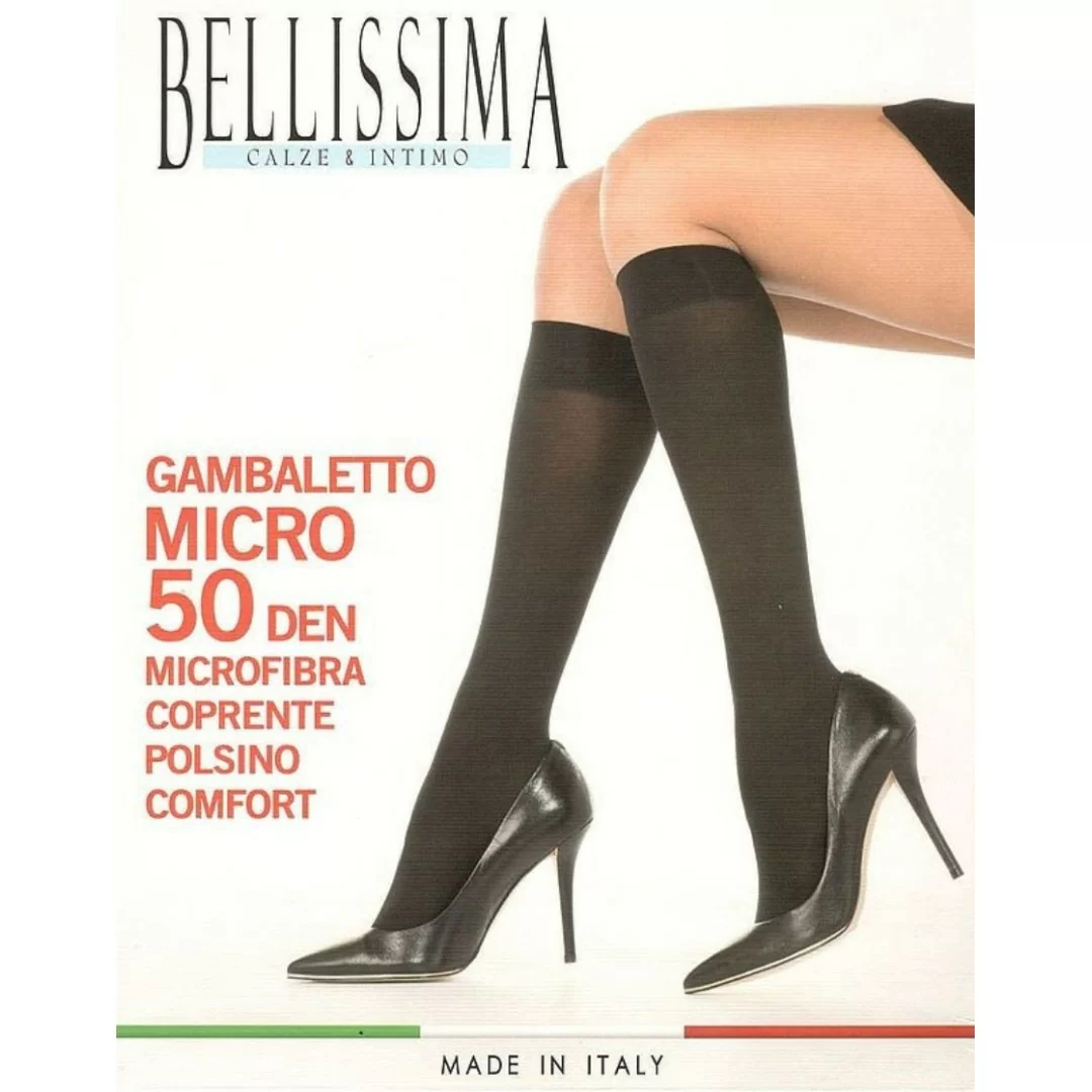 Gambaletto Bellissima Micro 50 Den Coprente set 6 pezzi