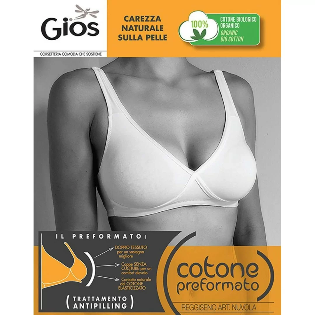 Reggiseno in Cotone Gios art. Nuvola Coppa B Coppe...