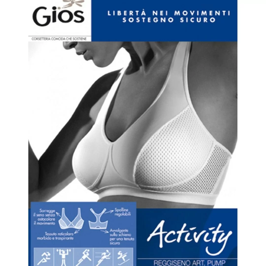 Reggiseno in Cotone Gios art. Pump Activity Coppa B