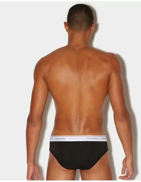 Slip Dsquared2 Uomo art. Basic Briefs Tripack Cotone