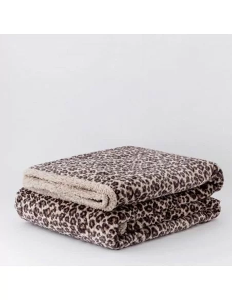 Plaid Leopardato Linea Oro Super Soft art. Leopard 150x200cm
