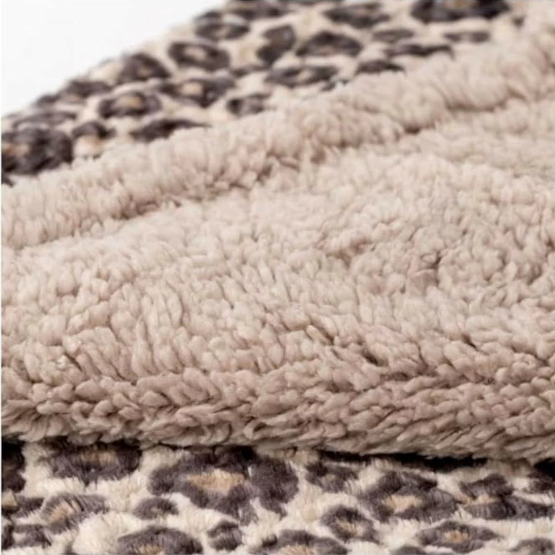 Plaid Leopardato Linea Oro Super Soft art....