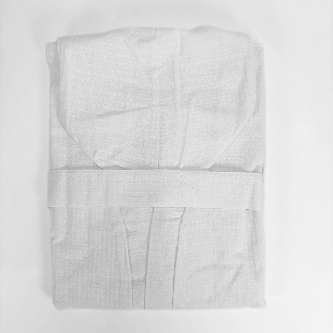 Accappatoio Personalizzato Bianco Nido d'ape LineaBlu...