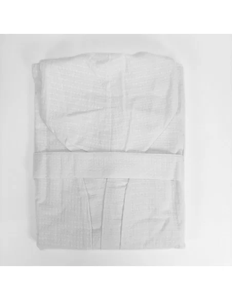 Accappatoio Personalizzato Bianco Nido d'ape LineaBlu 300gr/mq