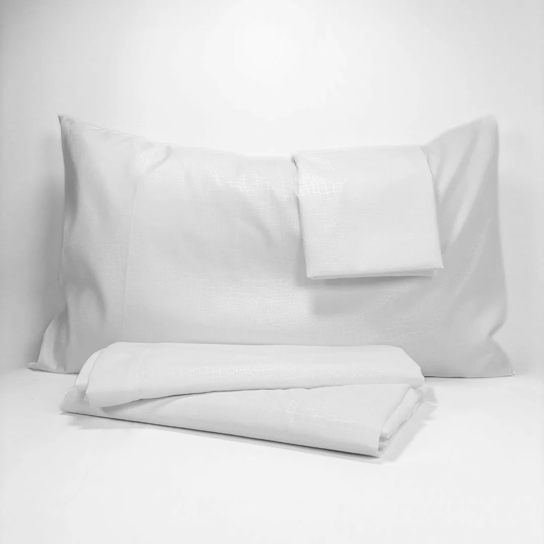 Completo Letto Matrimoniale Lenzuola No Stiro Bianco... 2