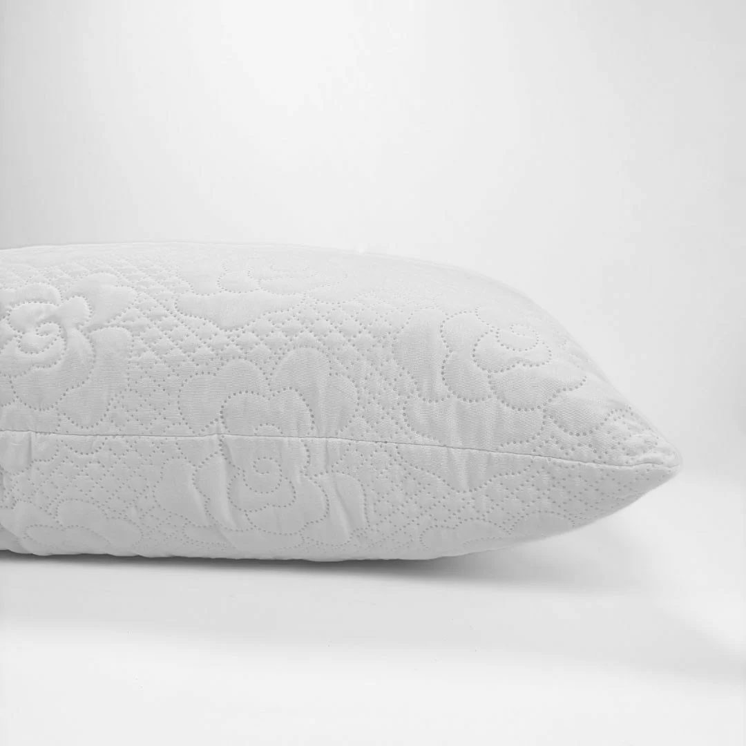 Cuscino da Letto 50x80cm Re Chiaro Foderina 100% Poliestere 2