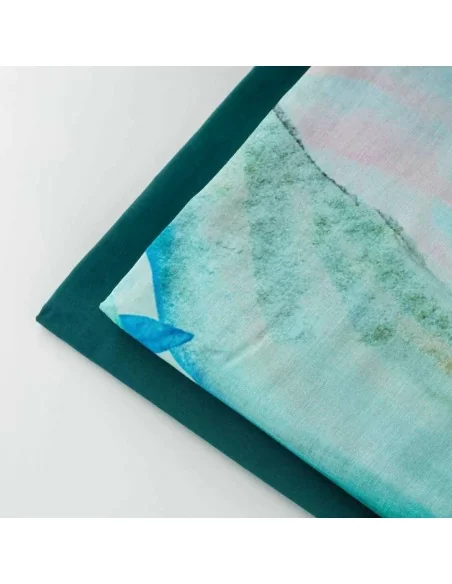 Completo Letto Matrimoniale Linea Oro art. Dream Iris Cotone