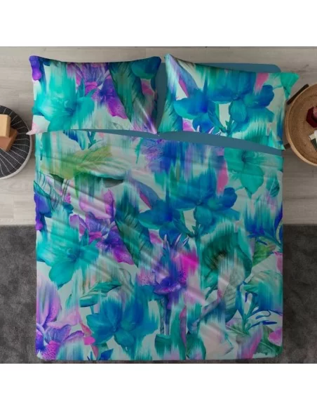 Completo Letto Matrimoniale Linea Oro art. Dream Iris Cotone