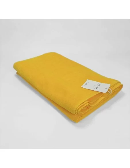 Telo da mare 80x160cm LineaBlu art. Velour Bordato Beach Towel in spugna 100% cotone in tinta unita