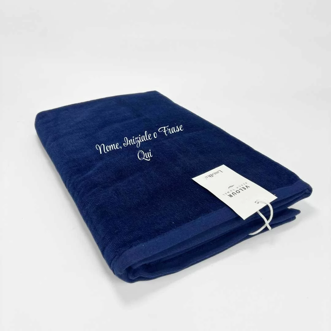 Telo da mare personalizzabile 80x160cm LineaBlu art....