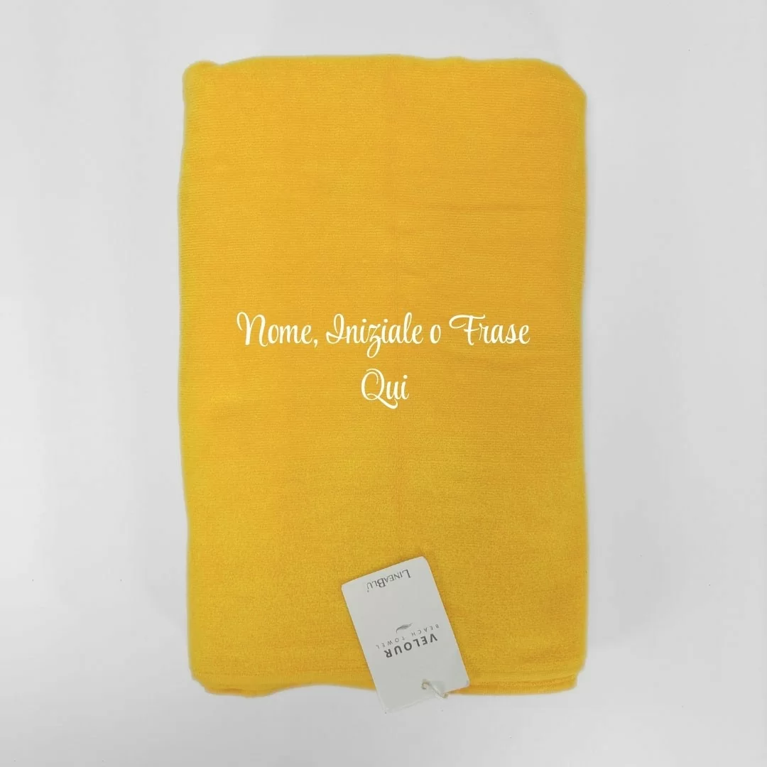 Telo da mare personalizzabile 80x160cm LineaBlu...