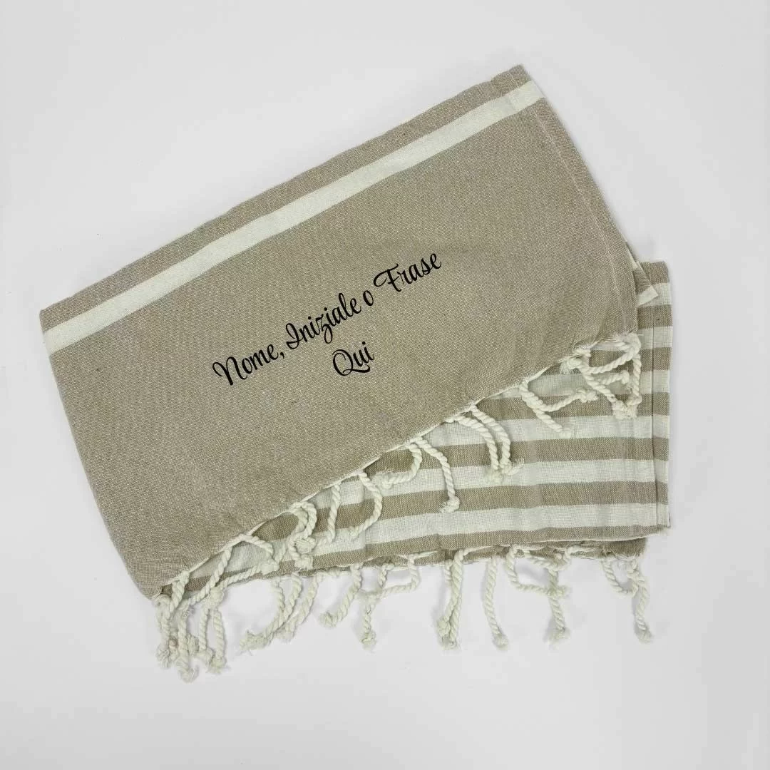 Telo da mare personalizzabile 90x170cm LineaBlu...