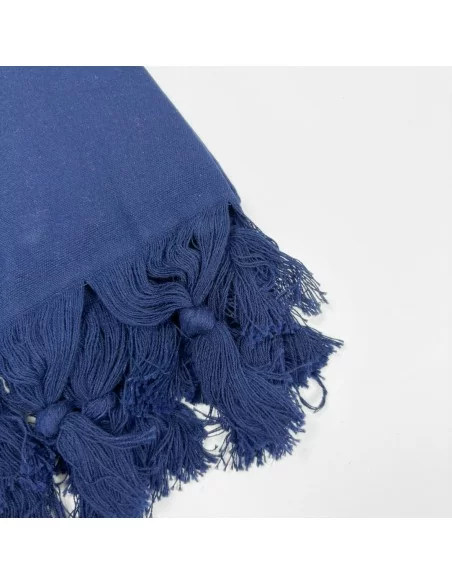 Telo da mare 90x160cm LineaBlu art. Portofino Beach Towel in 100% puro cotone tinta unita con frange